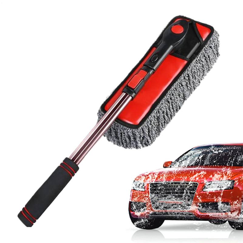 Gungtj Car Brush | Cleaning Mop,360 Degree Rotating Scrubber Duster with Extendable Handle for Car Snow RV Window Detailing Auto Truck Use von Gungtj