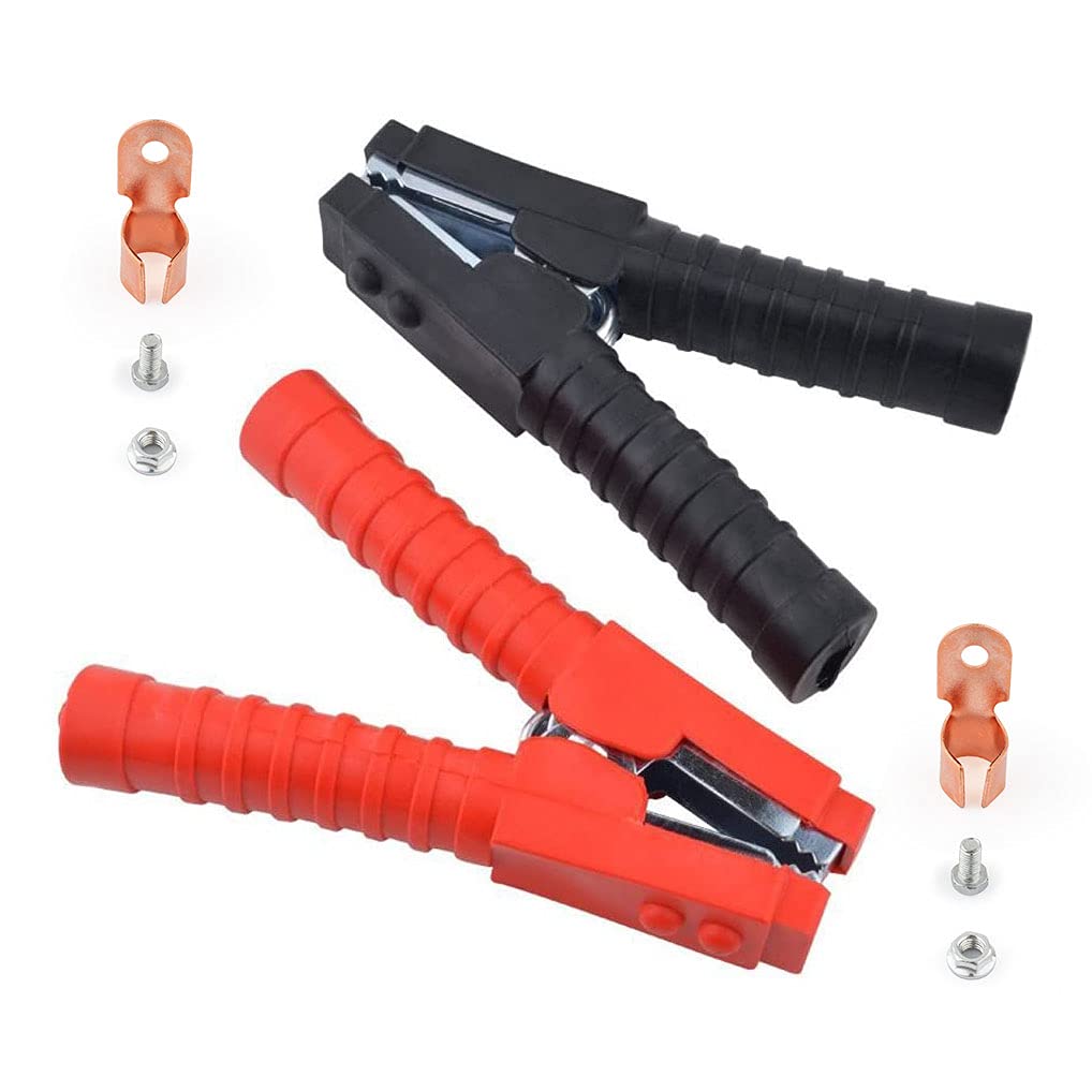 Gunpla 1 Paar Krokodilklemmen 600A isolierte Batterieklemmen Krokodil Klemmen Autobatterie Batterieladezange Batterie Zange Klemmen für Starthilfekabel Rot und Schwarz Gunpla 1 Paar Krokodilklemmen 600A isolierte Batterieklemmen Krokodil Klemmen Autobatterie Batterieladezange Batterie Zange Klemmen für Starthilfekabel Rot und Schwarz von Gunpla