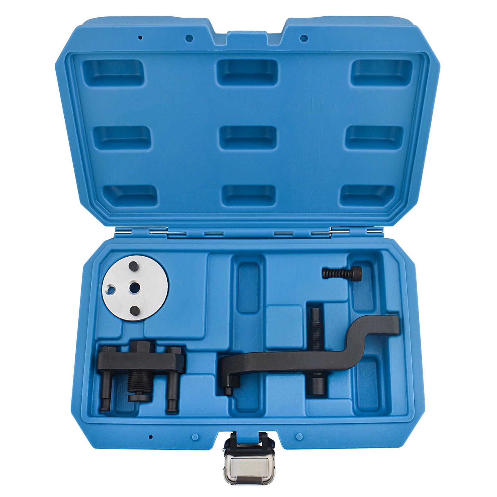 Gunpla Wasserpumpe Removal Kit Wasserpumpen-Ausbauwerkzeug 3-Teiliges Set Enthalten Wasserpumpen-Abzieher, Antriebsrad-Abzieher und Spezialschlüssel für VW T5, Touareg 2.5D Gunpla Wasserpumpe Removal Kit Wasserpumpen-Ausbauwerkzeug 3-Teiliges Set Enthalten Wasserpumpen-Abzieher, Antriebsrad-Abzieher und Spezialschlüssel für VW T5, Touareg 2.5D von Gunpla