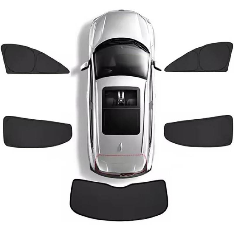 Auto Seitenfenster Sonnenschutz für BMW 2er Active Tourer 2 (II) U06 I 2021-2025, Vorne Hinten Sonnenblende UV-Schutz Visier Privatsphäre Vorhang Innenraum Zubehör von GuriDo