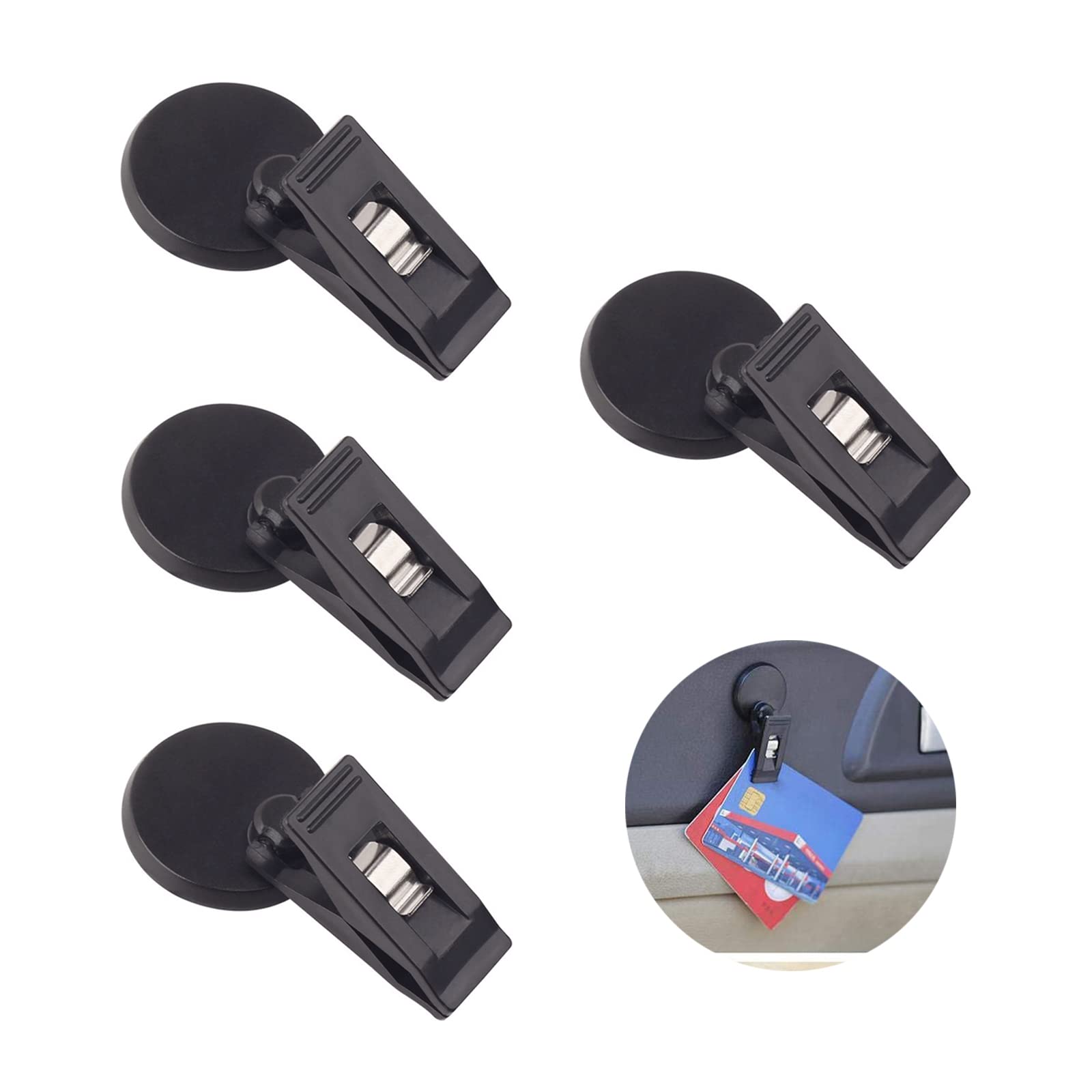4Stk Parkscheinhalter Autoclip Notizzettelhalter Kunststoff Windschutzscheibe Tickethalter Windschutzscheibe Rechnungen Clip Auto Tickets Clips Autozubehör für Parkschein Anwohnerparkausweis Schwarz 4Stk Parkscheinhalter Autoclip Notizzettelhalter Kunststoff Windschutzscheibe Tickethalter Windschutzscheibe Rechnungen Clip Auto Tickets Clips Autozubehör für Parkschein Anwohnerparkausweis Schwarz von Gurxi