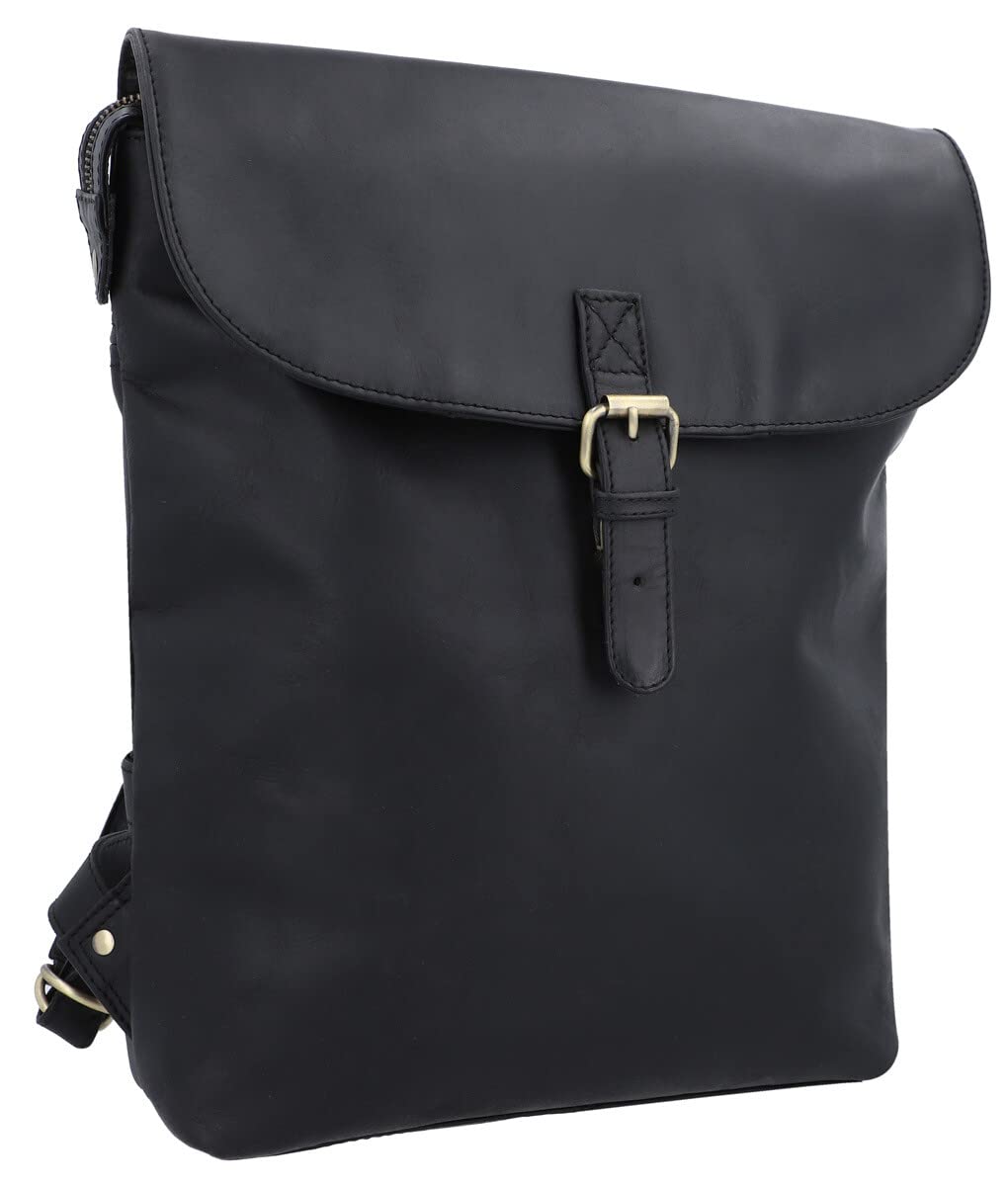 Gusti Fahrradrucksack Leder- Mauro G. Damen Rucksack Lederrucksack Lenkertasche Cityrucksack inkl. Platte KLICKfix Schwarz Leder 15L Gusti Fahrradrucksack Leder- Mauro G. Damen Rucksack Lederrucksack Lenkertasche Cityrucksack inkl. Platte KLICKfix Schwarz Leder 15L von Gusti
