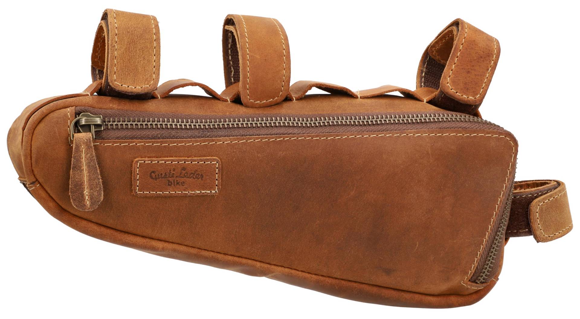 Gusti Fahrradtasche Leder - Rahmentasche Maurice G. Ledertasche für Werkzeug Vintage Look Braun Fahrradzubehör Gusti Fahrradtasche Leder - Rahmentasche Maurice G. Ledertasche für Werkzeug Vintage Look Braun Fahrradzubehör von Gusti