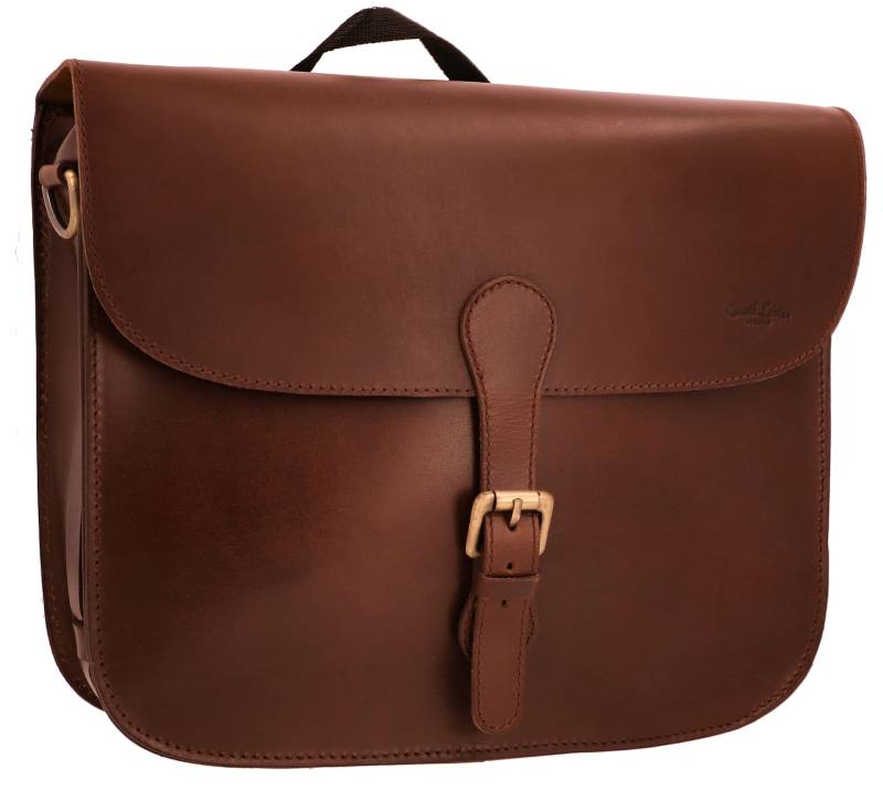 Gusti Gepäckträgertasche Leder - Tom S. Umhängetasche Fahrradtasche Ledertasche Vintage Braun Leder von Gusti