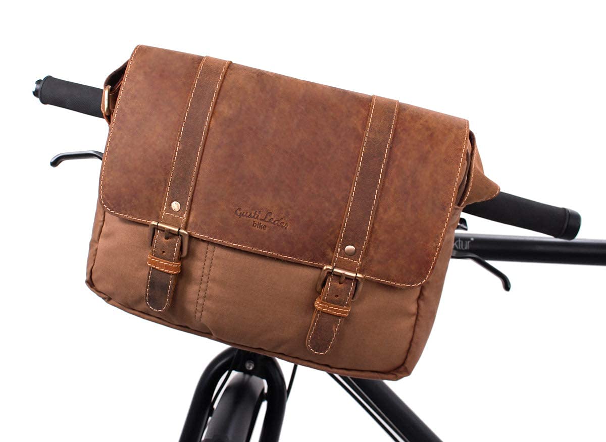 Gusti Lenkertasche Leder- Odiel D. Lenkertasche inkl. Platte Umhängetasche Fahrradtasche Tablet Ledertasche Vintage Braun Leder Gusti Lenkertasche Leder- Odiel D. Lenkertasche inkl. Platte Umhängetasche Fahrradtasche Tablet Ledertasche Vintage Braun Leder von Gusti
