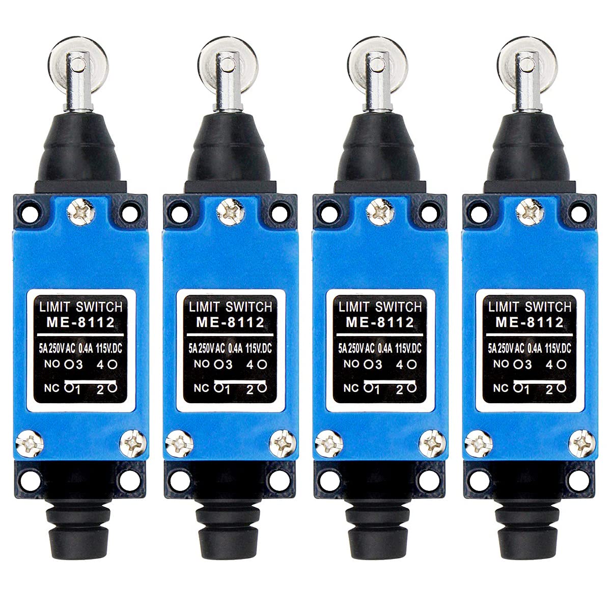 GUUZI 4pcs ME8112 Rollenstößel Momentan Endschalter 1NC 1NO 0~250V/5A GUUZI 4pcs ME8112 Rollenstößel Momentan Endschalter 1NC 1NO 0~250V/5A von Guuzi