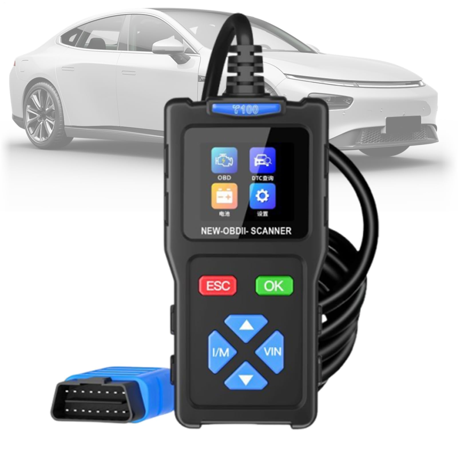 Auto-Diagnose-Scanner, robustes Diagnosewerkzeug, professionelles Automobilwerkzeug, Plug-and-Play-Design, Fahrzeug, LKW-Reparaturzubehör, Motor-Fehlerbehebung, 13 x 6,5 x 2,6 cm Auto-Diagnose-Scanner, robustes Diagnosewerkzeug, professionelles Automobilwerkzeug, Plug-and-Play-Design, Fahrzeug, LKW-Reparaturzubehör, Motor-Fehlerbehebung, 13 x 6,5 x 2,6 cm von Gvblkq
