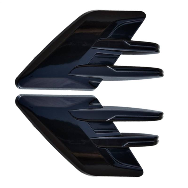 Car Shark Gills, Stylish Simulation Side Air Vent Decoration, Simulated Ventilation Cover with Strong Adhesion for Automotive Enthusiasts, Family and Friends von Gvblkq