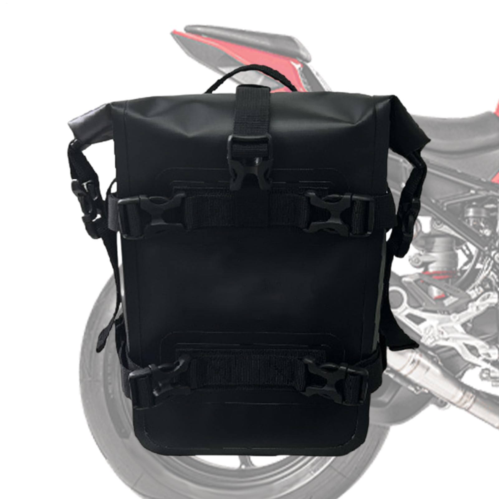 Gvblkq Bike Rack Bag, Waterproof Trunk Bag, Multi-Functional Large-Capacity Outdoor Cycling Accessories, Anti-Scratch Rack Pannier, Ideal for Riding, Sturdy and Convenient Design von Gvblkq