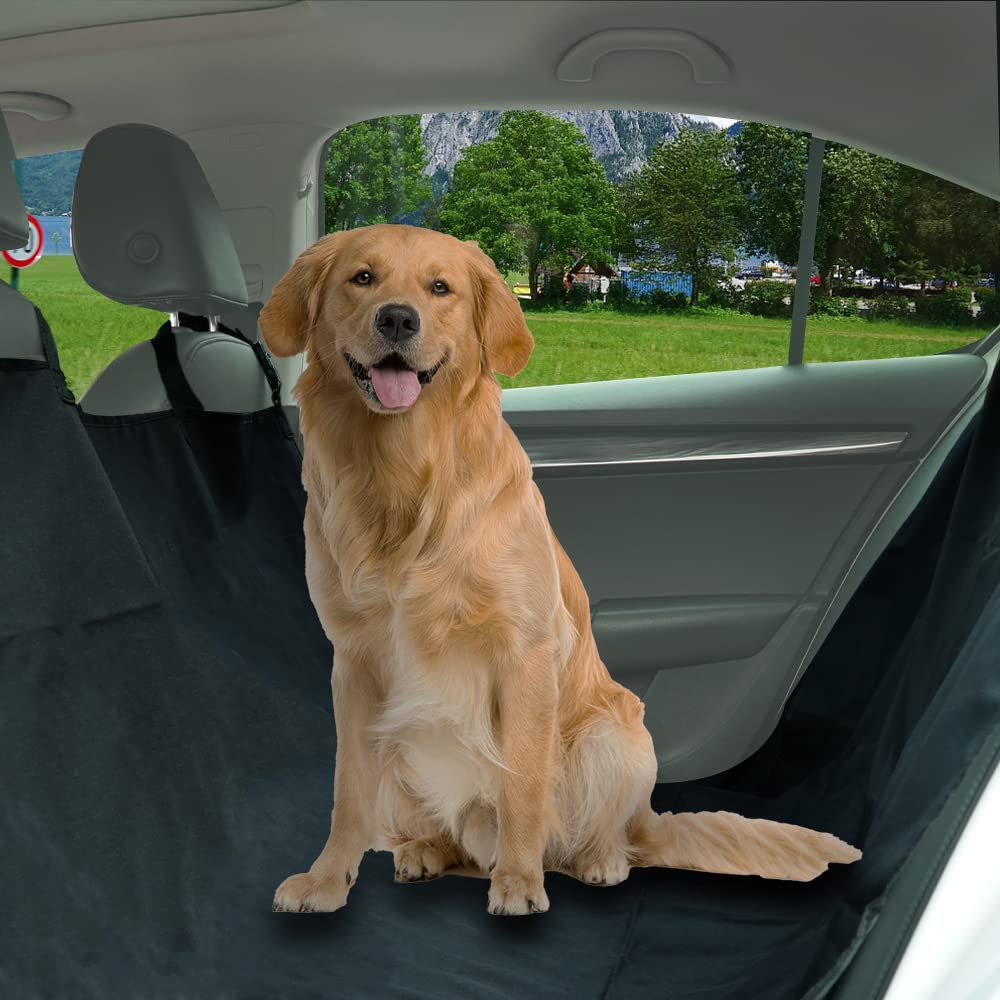 Gvolatee Hundedecke für Auto Rückbank - Wasserabweisende Autoschondecke für Hunde - Kratzfest Pflegeleichte Universal Autodecke für den Rücksitz von Gvolatee
