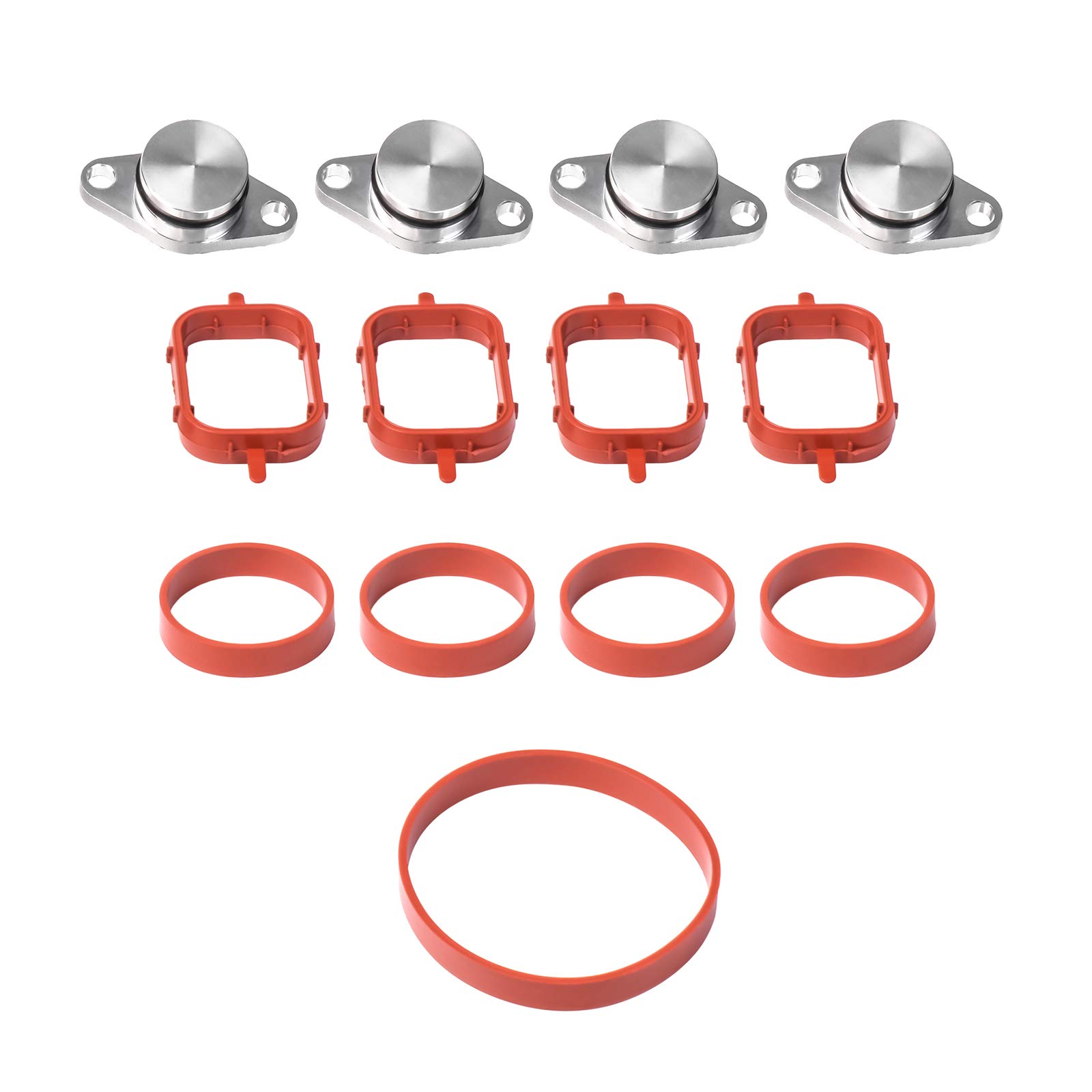 4x22 mm Drallklappen Set Swirl Flaps mit Dichtungen der Ansaugbrücken für Motoren M47 E90 E91 318d 320d 4x22 mm Drallklappen Set Swirl Flaps mit Dichtungen der Ansaugbrücken für Motoren M47 E90 E91 318d 320d von H/P