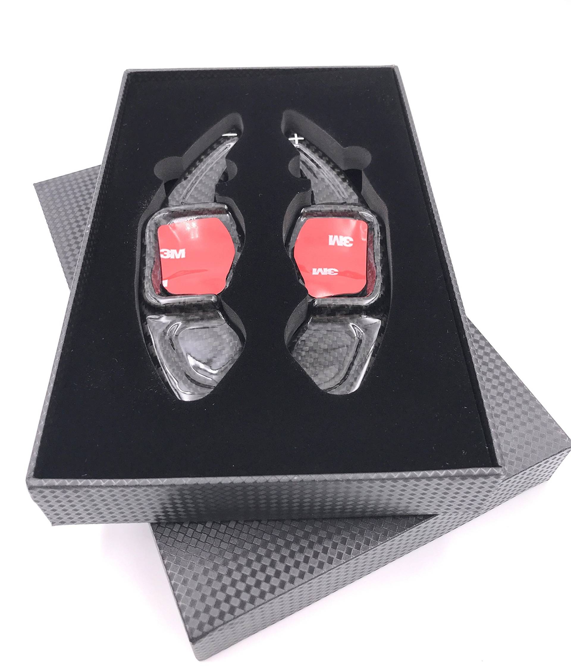 H-Customs Schaltwippen Verlängerung Schaltung Shift Paddle aus echtem Carbon kompatibel mit Golf 5/6 GTI R GTD, Passat CC, 3C etc REAL CARBON H-Customs Schaltwippen Verlängerung Schaltung Shift Paddle aus echtem Carbon kompatibel mit Golf 5/6 GTI R GTD, Passat CC, 3C etc REAL CARBON von H-Customs