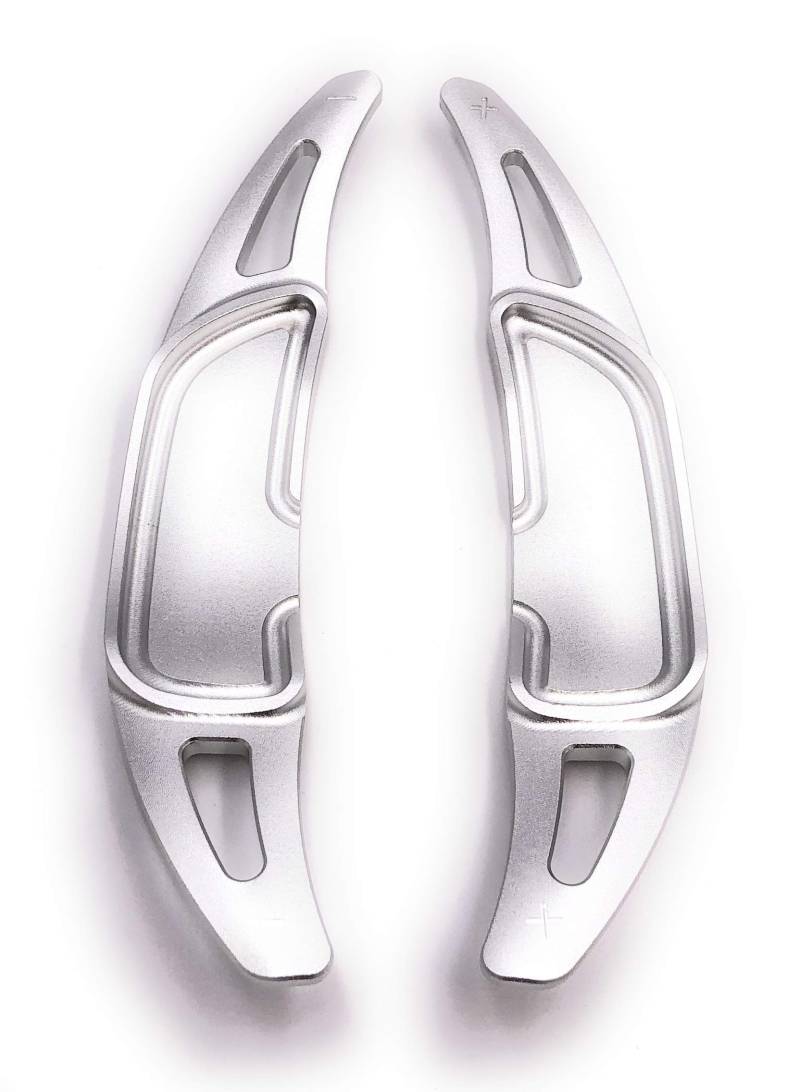 H-Customs Schaltwippen Verlängerung Shift Paddle kompatibel mit AMG 2014-2020 Eloxiert Silver von H-Customs