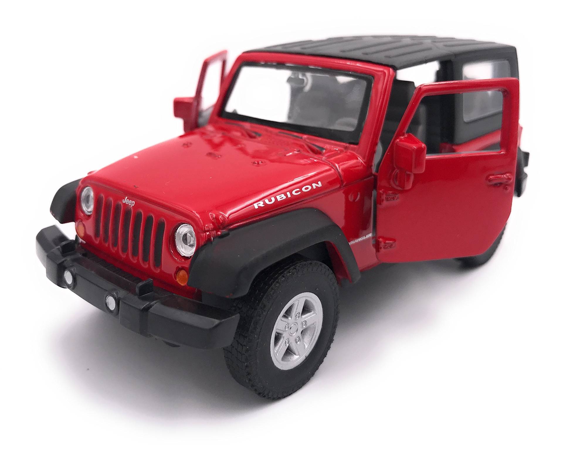H-Customs Jeep Wrangler Rubicon Modellauto Auto Lizenzprodukt 1:34-1:39 rot zu von H-Customs