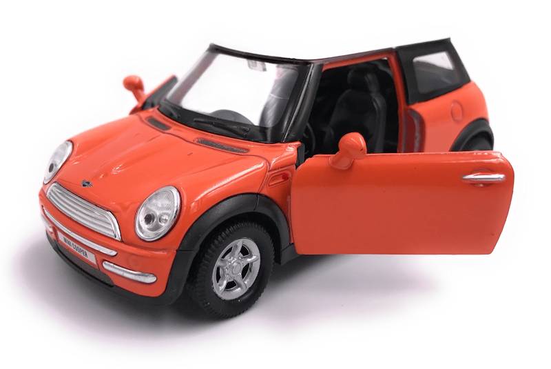 H-Customs Mini Modellauto Auto Lizenzprodukt 1:34-1:39 / OVP Orange von H-Customs