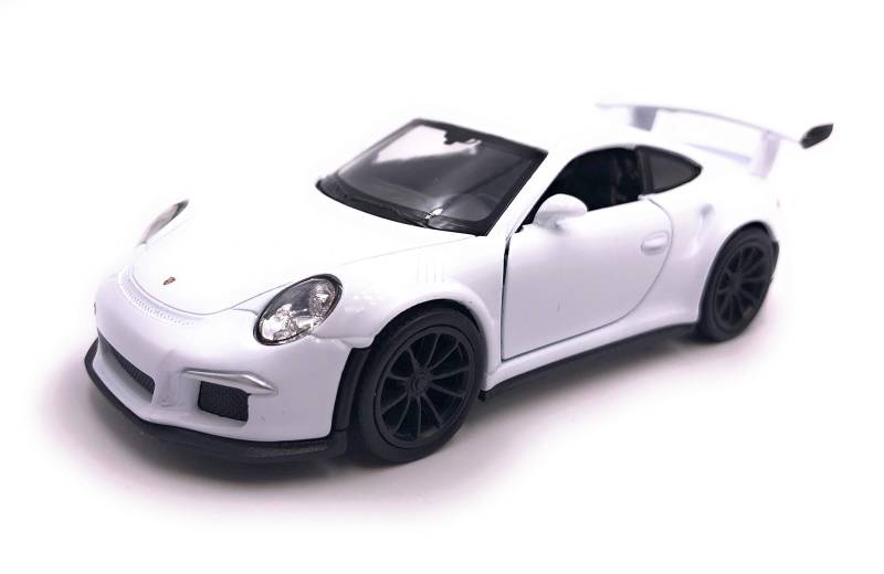 H-Customs Porsche 911 991 GT3 RS Modellauto Auto Lizenzprodukt 1:34-1:39 Weiß von H-Customs