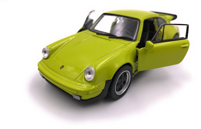 H-Customs Porsche 911 Turbo 930 1975 Modellauto Auto Lizenzprodukt 1:34-1:39 grün von H-Customs