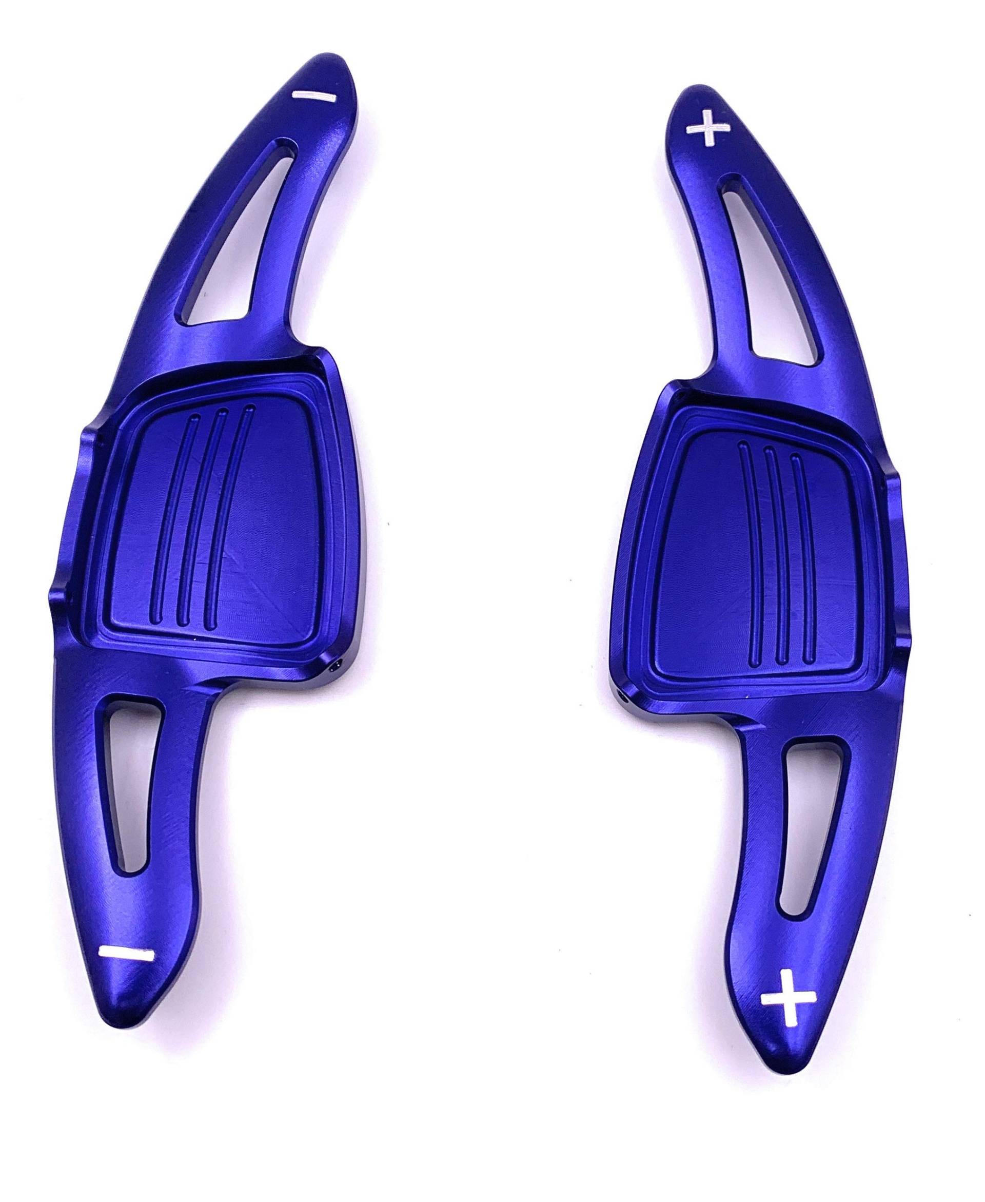 H-Customs Schaltwippen Shift Paddle Alu blau v2 Kompatibel mit 2015-2019 A4,A5,TT,TTS,Q7 von H-Customs