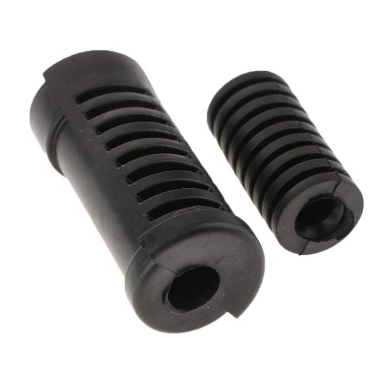 H HILABEE 2 STK. Motorrad Φ 8mm + Φ 10mm Gummiabdeckung Schutzdeckel für Kickstarter Hebel Starterhebel Schalthebel - Schwarz von H HILABEE