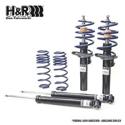 H&r Spezialfedern Fahrwerkssatz, Federn/Dämpfer [Hersteller-Nr. 29922-1] für VW von H&R Spezialfedern