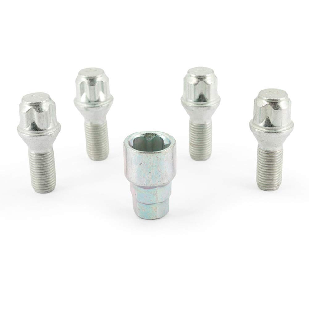 H&R Felgenschloss-Set M14x1.50x26mm Kegelbund - 4 Felgenschloss-Schrauben inkl. Adapter H&R Felgenschloss-Set M14x1.50x26mm Kegelbund - 4 Felgenschloss-Schrauben inkl. Adapter von H&R