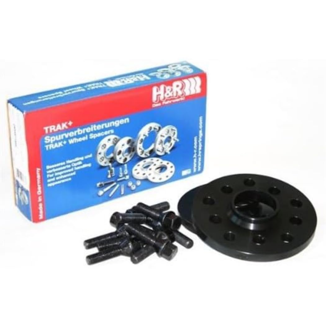 H&R DR-System Spürverbreiterungsatz 10mm pro Achse - Lochkreis 4x100/108 - Mittenzentrierung 57,1mm - System M12x1,5 - kompatibel mit Audi/BMW/Seat/Skoda/Volkswagen - Schwarz H&R DR-System Spürverbreiterungsatz 10mm pro Achse - Lochkreis 4x100/108 - Mittenzentrierung 57,1mm - System M12x1,5 - kompatibel mit Audi/BMW/Seat/Skoda/Volkswagen - Schwarz von H&R