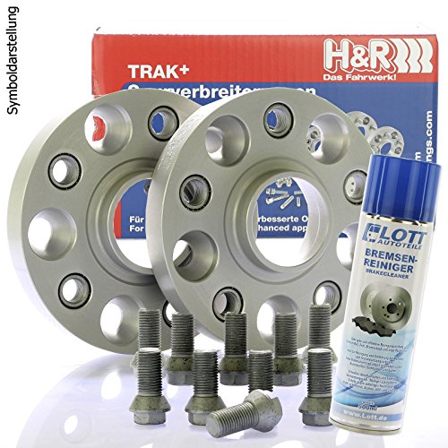 H&R DRA Spurplatten Spurverbreiterung Distanzscheibe 5x112 50mm // 2x25mm + Bremsenreiniger H&R DRA Spurplatten Spurverbreiterung Distanzscheibe 5x112 50mm // 2x25mm + Bremsenreiniger von H&R