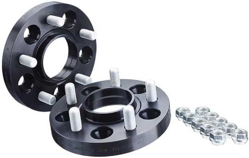H&R DRM-System Spürverbreiterungsatz 36mm pro Achse - Lochkreis 4x100 - Mittenzentrierung 54,1mm - System M12x1,5 - kompatibel mit Fiat/Kia/Mazda/Toyota - Schwarz H&R DRM-System Spürverbreiterungsatz 36mm pro Achse - Lochkreis 4x100 - Mittenzentrierung 54,1mm - System M12x1,5 - kompatibel mit Fiat/Kia/Mazda/Toyota - Schwarz von H&R