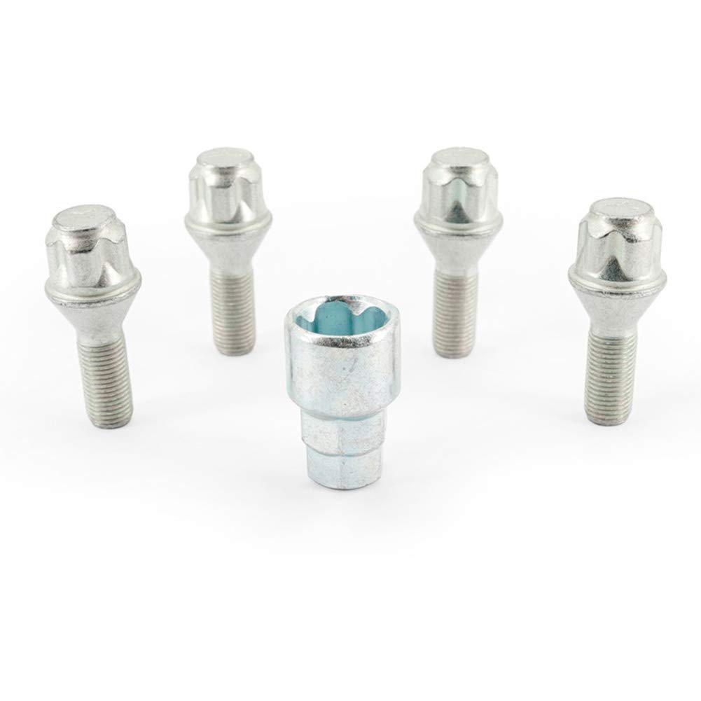 H&R Felgenschloss-Set M12x1.25x26mm Kegelbund - 4 Felgenschloss-Schrauben inkl. Adapter H&R Felgenschloss-Set M12x1.25x26mm Kegelbund - 4 Felgenschloss-Schrauben inkl. Adapter von H&R