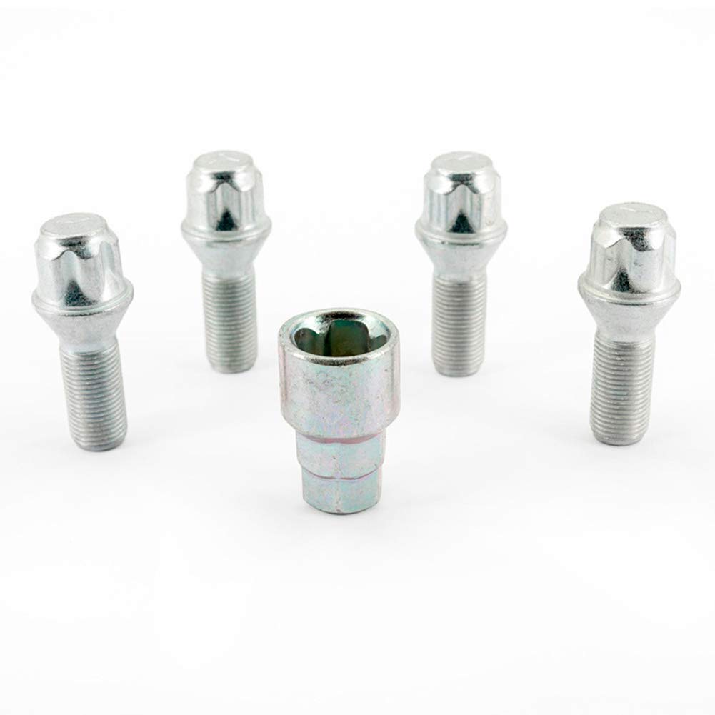 H&R Felgenschloss-Set M14x1.25x28mm Kegelbund - 4 Felgenschloss-Schrauben inkl. Adapter H&R Felgenschloss-Set M14x1.25x28mm Kegelbund - 4 Felgenschloss-Schrauben inkl. Adapter von H&R