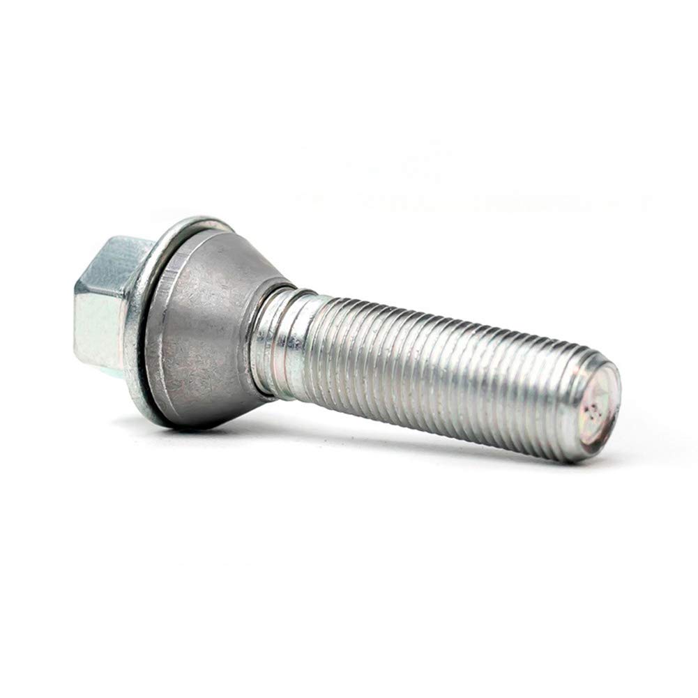 H&R Radschraube Kegelbund mit bewegliche Kegelbund M14x1.25 - Länge 28mm (z.B. kompatibel mit BMW) von H&R