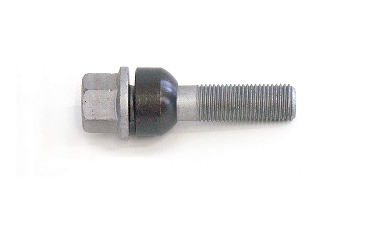 H&R Radschraube Kugelbund mit bewegliche Kugelbund R14 M14x1.50 - Länge 63mm (z.B. kompatibel mit Porsche) von H&R