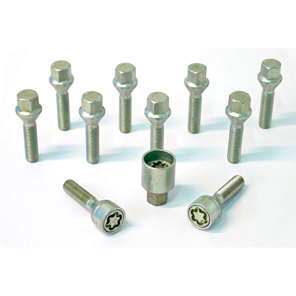 H&R Radschrauben Satz Kegelbund M12x1.50 - Länge 30mm - 10 Stück - inkl. Felgenschloss H&R Radschrauben Satz Kegelbund M12x1.50 - Länge 30mm - 10 Stück - inkl. Felgenschloss von H&R