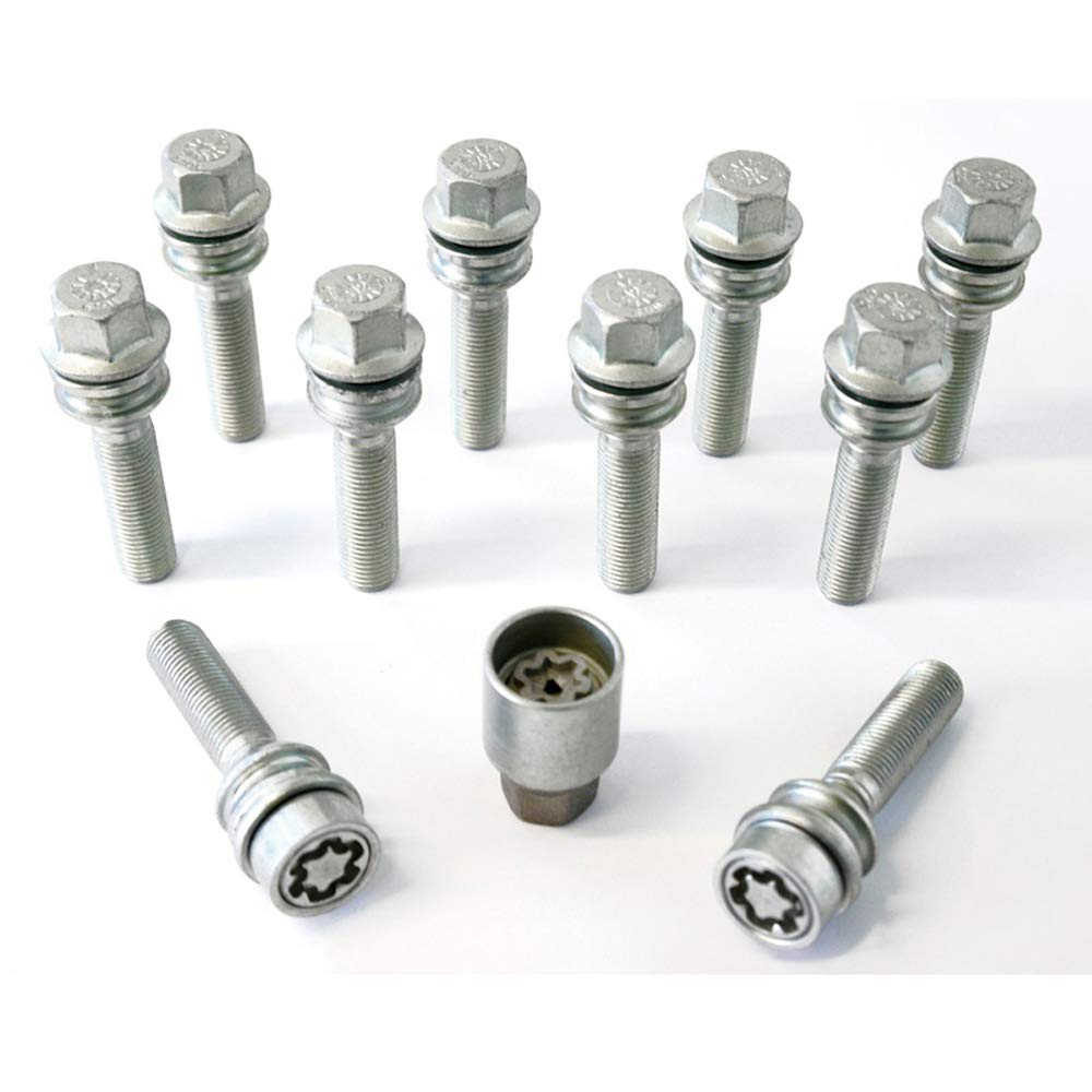 H&R Radschrauben Satz Kugelbund mit bewegliche Kugelbund R14 M15x1.25 - Länge 64mm - 10 Stück - inkl. Felgenschloss H&R Radschrauben Satz Kugelbund mit bewegliche Kugelbund R14 M15x1.25 - Länge 64mm - 10 Stück - inkl. Felgenschloss von H&R