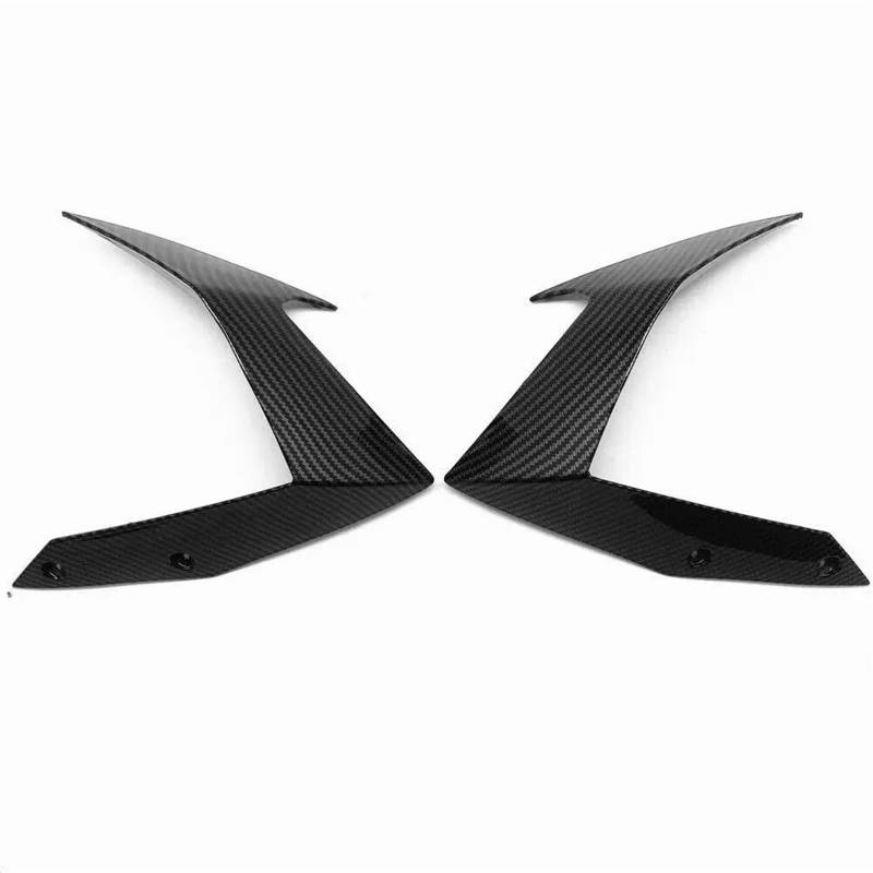 HABRAT Motorrad Spoiler Für Aprilia RS 125 RS4 125 2006-2011, Vorne, Nase, Seite, Abdeckung, Scheinwerfer, Blinker, Verkleidung, ABS-Kunststoff, Kohlefaser, Schwarz von HABRAT