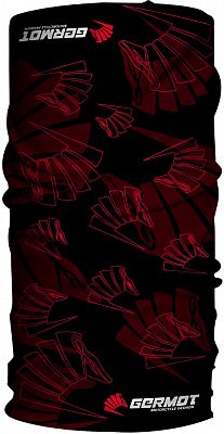 HAD Armadillo, Multifunktionstuch - Schwarz/Rot von HAD