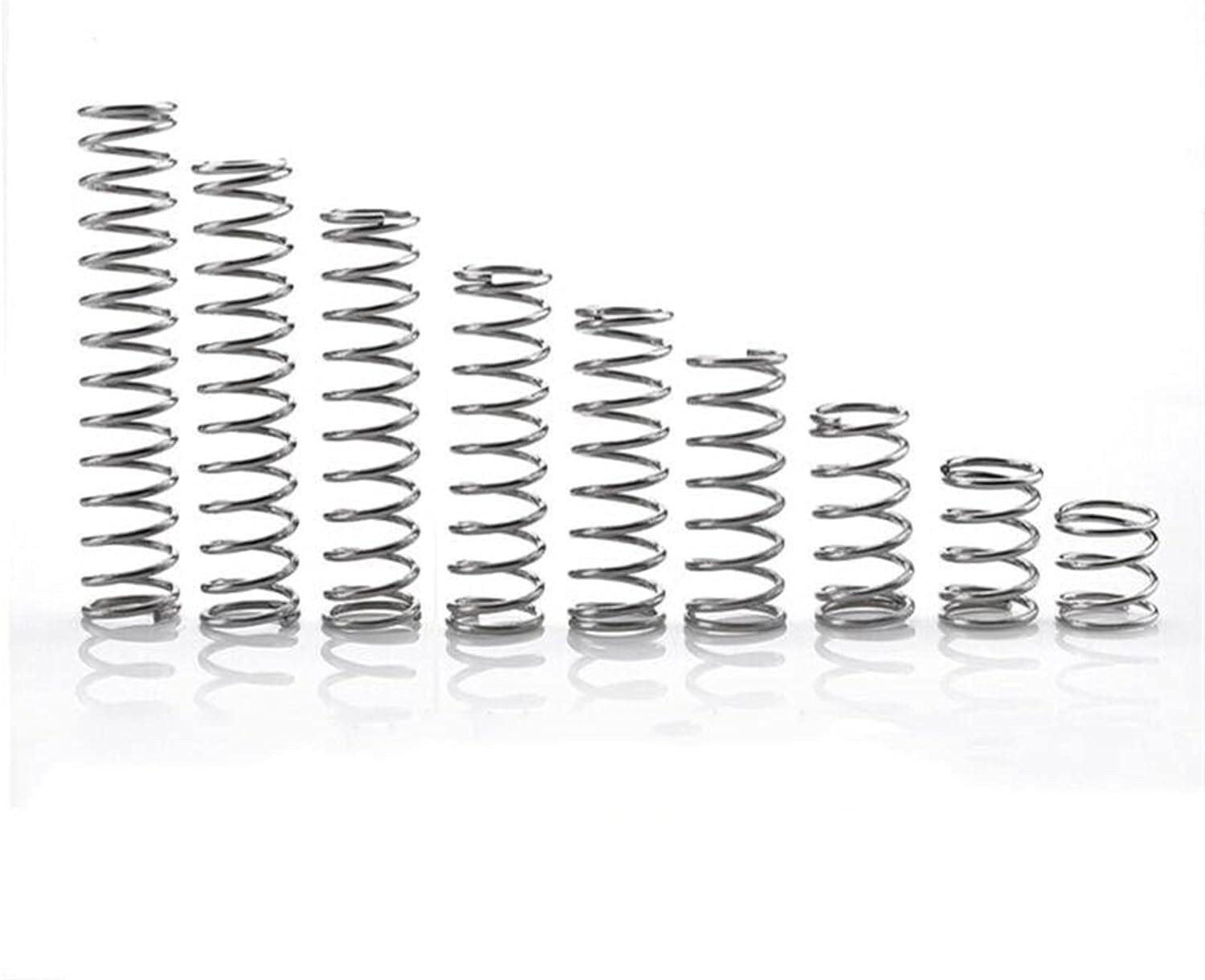 Compression Spring,Small Springs,10pcs Small Stainless Steel Compression Spring 1.0mm Wire Dia. 12/13/14/15/16/17/18mm Outside Dia Length 10mm ~ 50mm(1.0X16X30mm) von HAEUYA