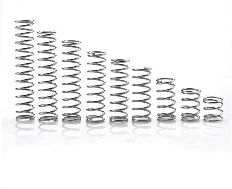 Compression Spring,Small Springs,10pcs Small Stainless Steel Compression Spring 1.0mm Wire Dia. 12/13/14/15/16/17/18mm Outside Dia Length 10mm ~ 50mm(1.0X16X30mm) von HAEUYA