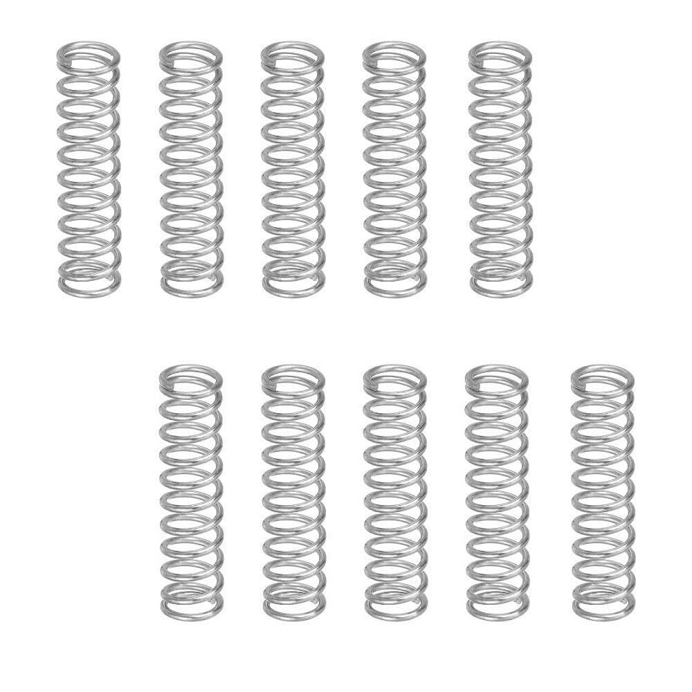 Compression Spring,Small Springs,5pcs Small Stainless Steel Compression Spring 2.5mm Wire Dia. 28~40mm Outside Dia Length 20mm ~ 100mm(2.5X29X30mm) von HAEUYA