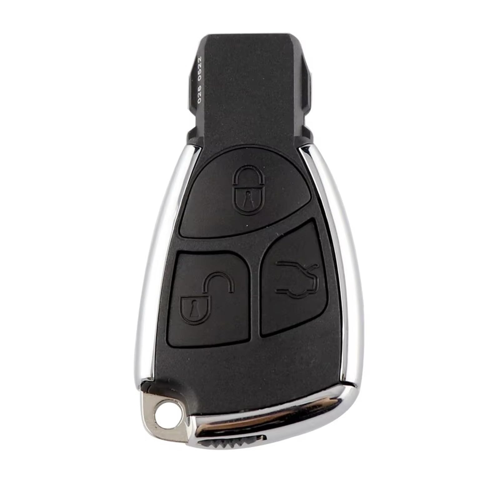 3/4 Tasten Modifizierte Autoschlüssel Gehäuse der Fernbedienung Ersatzzubehör Shell Case Cover Fob Compatible für Mercedes Benz B C E ML S CLK CL,3 Buttons von HAHUJZXK