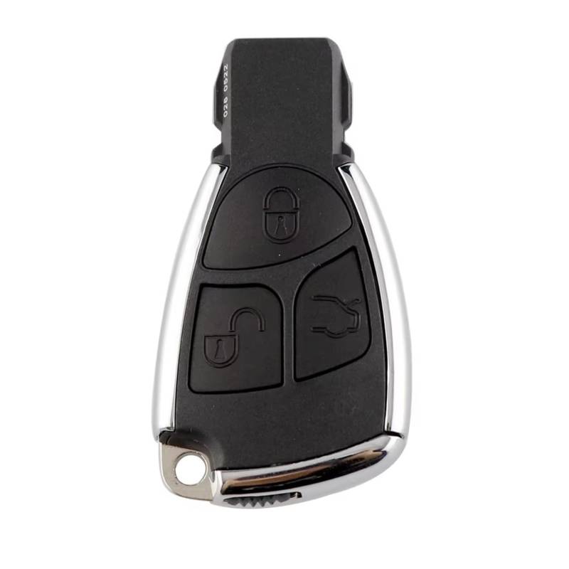 3/4 Tasten Modifizierte Autoschlüssel Gehäuse der Fernbedienung Ersatzzubehör Shell Case Cover Fob Compatible für Mercedes Benz B C E ML S CLK CL,3 Buttons von HAHUJZXK