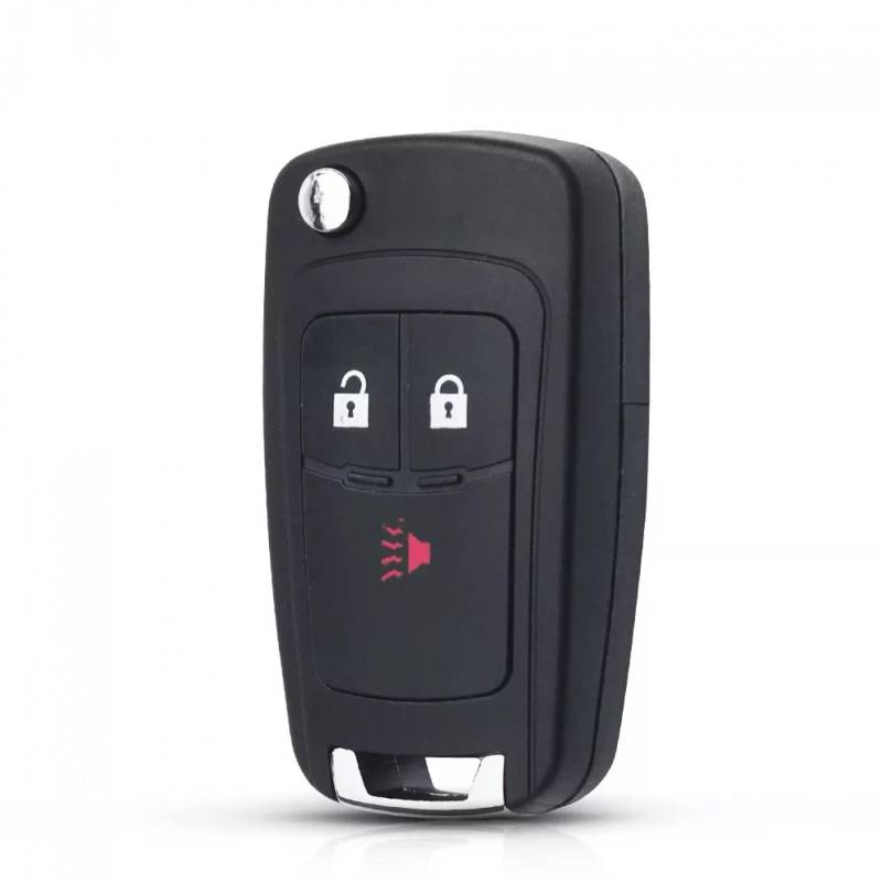 3 Tasten Remote Key Case Shell Fernbedienung Autoschlüssel Shell Case Cover Fob Ersatz Zubehör Compatible für Chevrolet Cruze Spark von HAHUJZXK