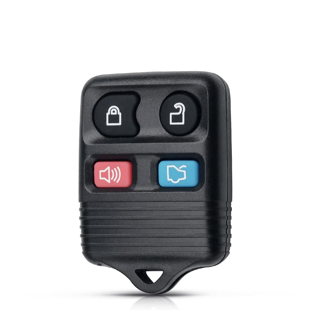 Ersatz 3/4 Tasten Autoschlüssel Gehäuse Fernbedienung Gehäuse Keyless Entry Fit Compatible für Ford Escape Explorer Mercury von HAHUJZXK