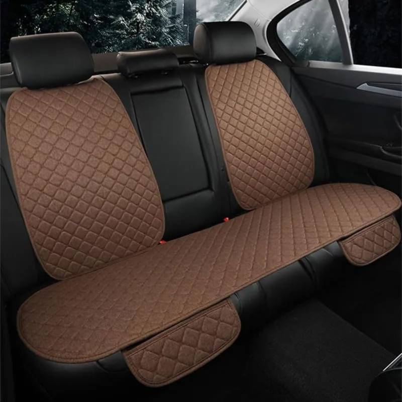 HAHUJZXK Autositzbezüge Sitzschoner für VW Golf 8 Golf VIII 2020 2021 2022 2023 Auto Sitzbezüge Sets Wasserdicht Rutschfester Autositzkissen Innenraum Zubehör,Brown-normal von HAHUJZXK