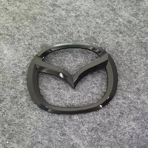 Ersatz Emblem für Mazda 2 Sedan 2019 2020 2021 2022,Schwarz Vorne Kühlergrill Hinten Kofferraum Aufkleber Zeichen Logo Schriftzug 3D Metall Auto Außen Dekoration Zubehör,just Back von HAHYHL