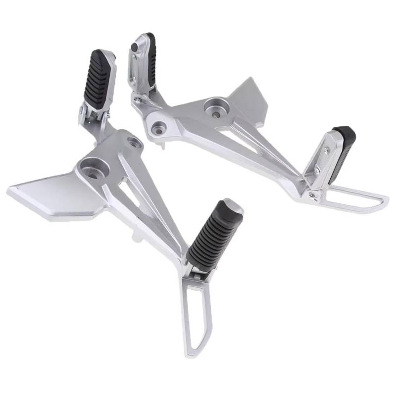 2 x Motorrad-Fußpedale aus Metall, Ersatz-Fußbretter aus Aluminiumlegierung, linke und rechte Seite von HAISENG