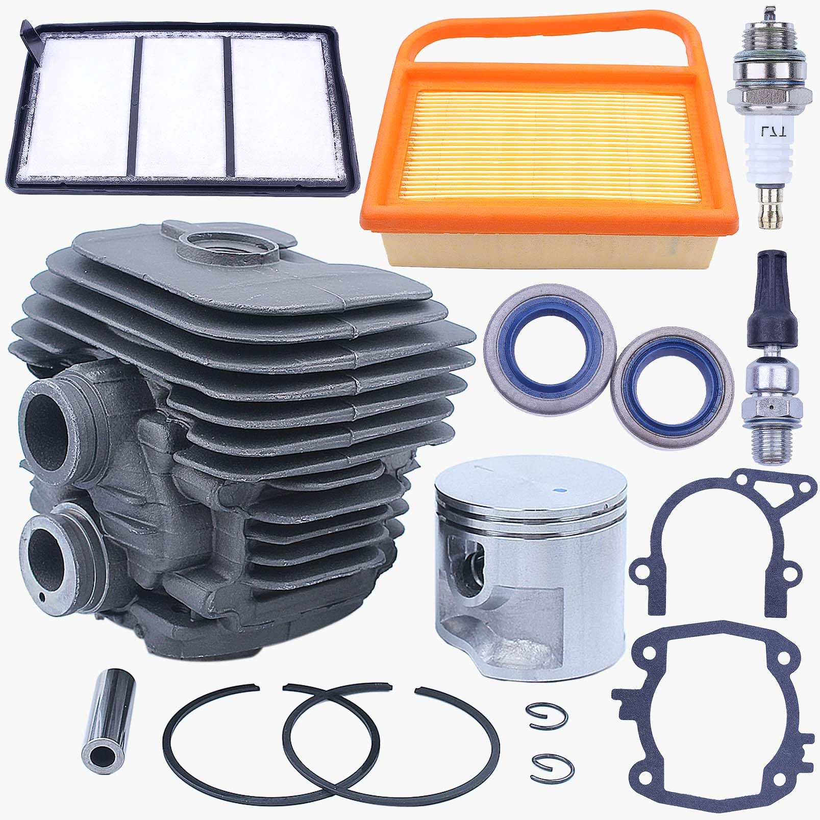 Haishine 50 mm Kolben-Set Zylinder Kolben für Stihl TS410 TS420 TS 410 420, Mutter für Kettensägenstange, ersetzt 4238 020 1202 Haishine 50 mm Kolben-Set Zylinder Kolben für Stihl TS410 TS420 TS 410 420, Mutter für Kettensägenstange, ersetzt 4238 020 1202 von HAISHINE