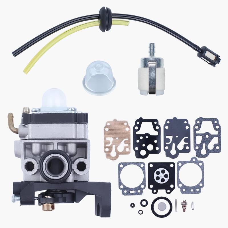 Haishine GX25 Vergaser, Vergaser Kit für Honda GX25 GX35 HHT35 Motorsense Zubehör mit Ölrohr Dichtung Kraftstofffilter Vergaser OEM Ersatz16100-Z0Z-034 für Heckenschere Trimmer von HAISHINE