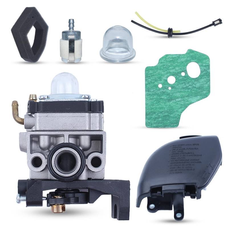 Haishine Vergaser Luftfilterdeckel Gehäuse Kraftstoffleitung Tülle für Honda GX35 GX 35 1.3 PS 4-Takt Mini Gas Motor Motor Strimmer Cutters von HAISHINE