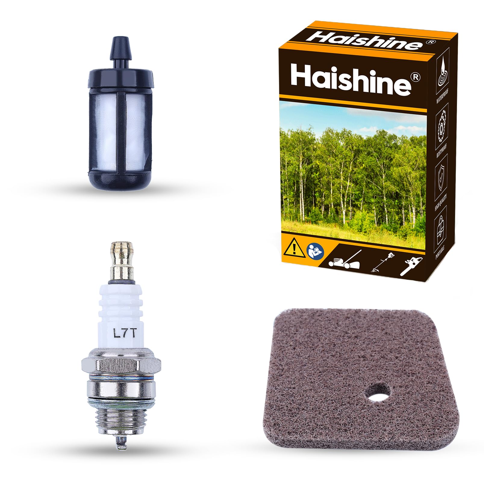 Zündkerze für Kraftstofffilter für STIHL FS38 FS45 FS46 FS55 FS55RC KM55 KM55R FC55 HL45 Trimmer und Schneidgeräte von HAISHINE